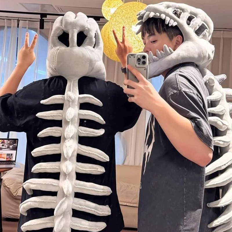 Creative Fishbone Shaped Plush - Fishbones Cosplay Prop recension och pris