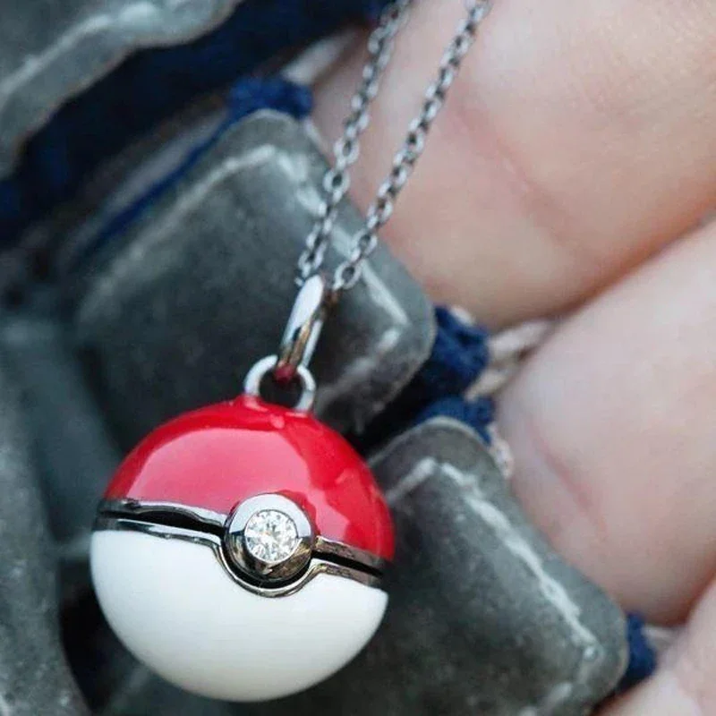 Poke Ball Necklace Pokemon Fig - Pokeball Cosplay Prop recension och pris
