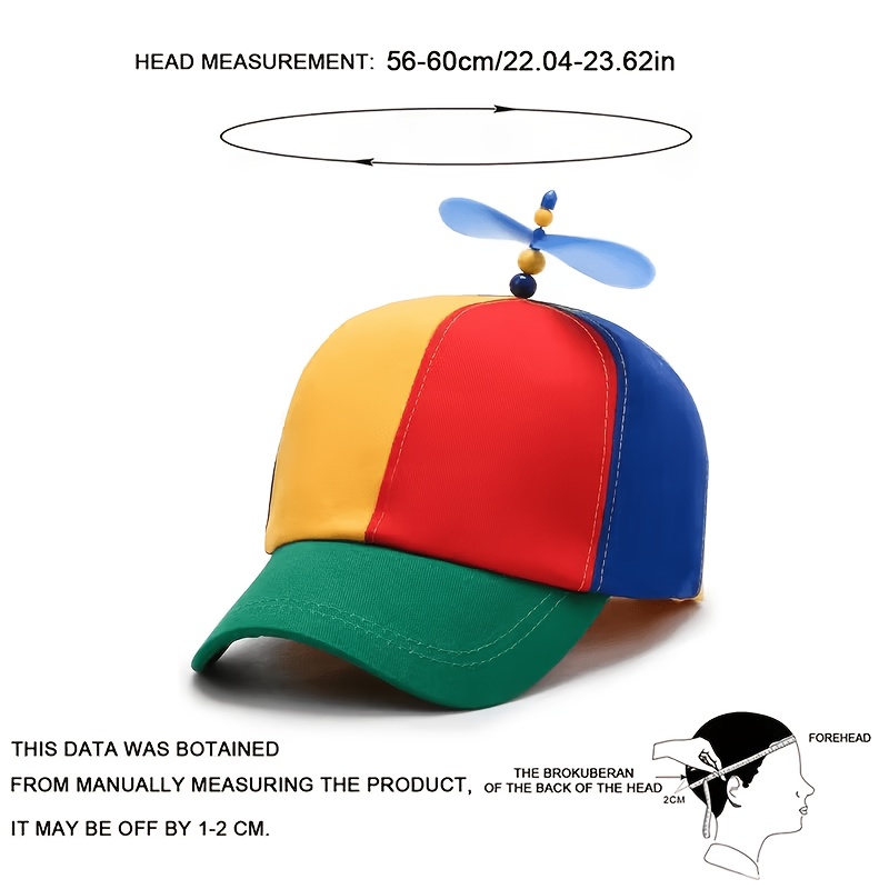 Funny Multicolor Propeller Hat - Flamethrower Cosplay Prop recension och pris