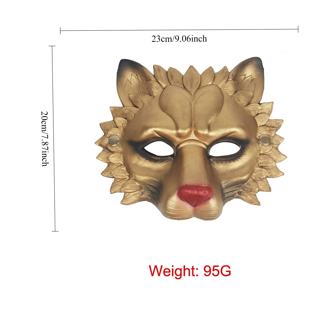 Adult Halloween Lion Mask 3D P - Cosplay Props Eva Foam recension och pris