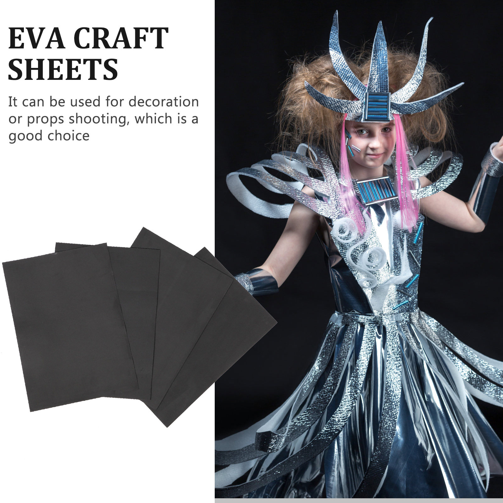 4Pcs Eva Board Foam Sheets DIY - Cosplay Props Eva Foam recension och pris