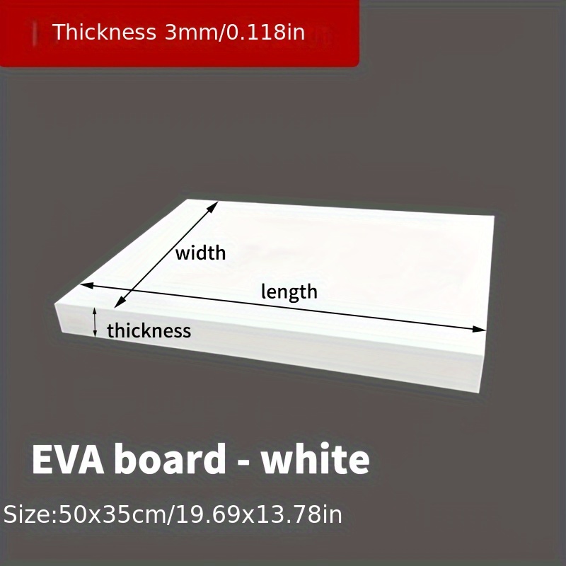 EVA Foam Board 14x39 Inch, 3mm - Cosplay Props Eva Foam recension och pris