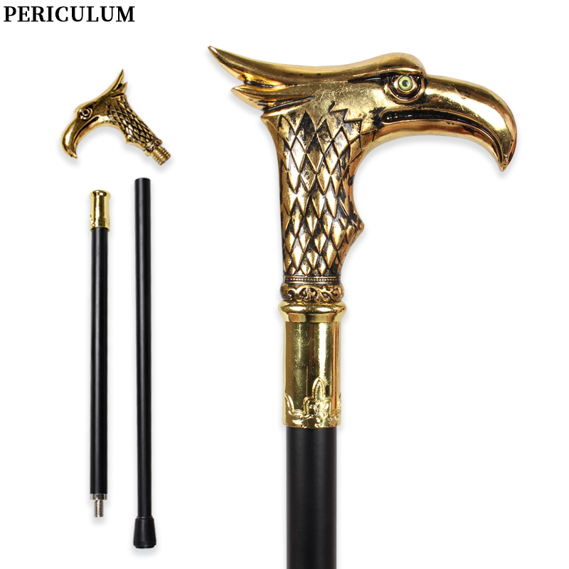 Shiny Gold Eagle Head Walking  - Detachable Cosplay Prop recension och pris