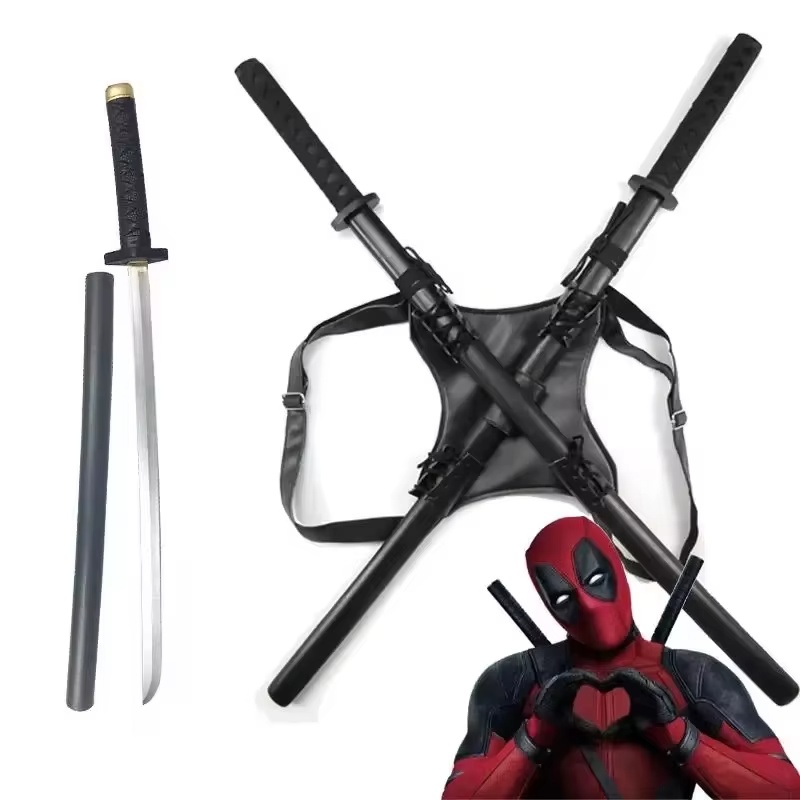 2025 New 61cm Deadpool Katana  - Cosplay Prop Knife recension och pris