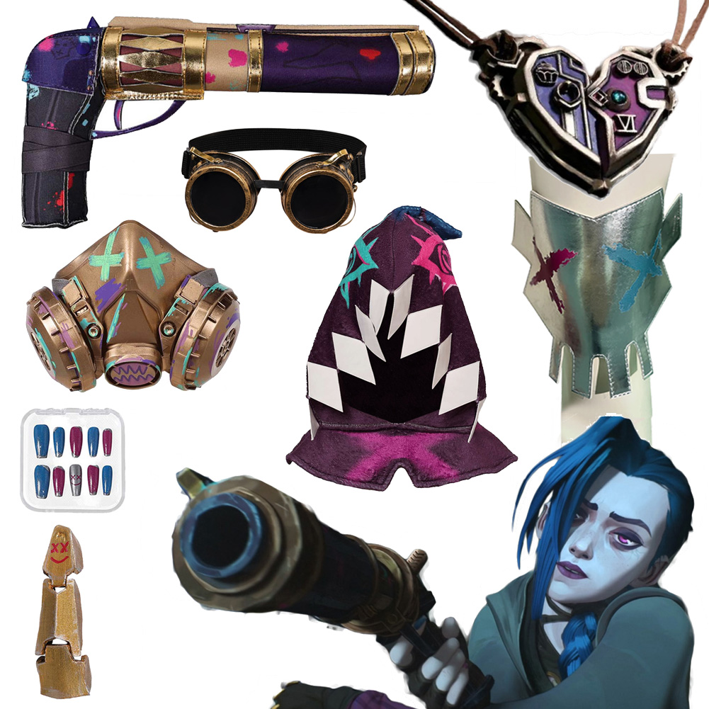 Fancy Arcane Jinx Weapons Pist - Cosplay Prop Pistol recension och pris
