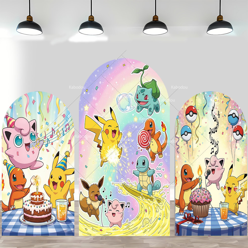 Pokemon Pikachu Backdrop Arch  - Pokeball Cosplay Prop recension och pris