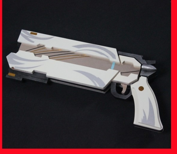 Anime Wuthering Waves MORTEFI  - Cosplay Prop Pistol recension och pris