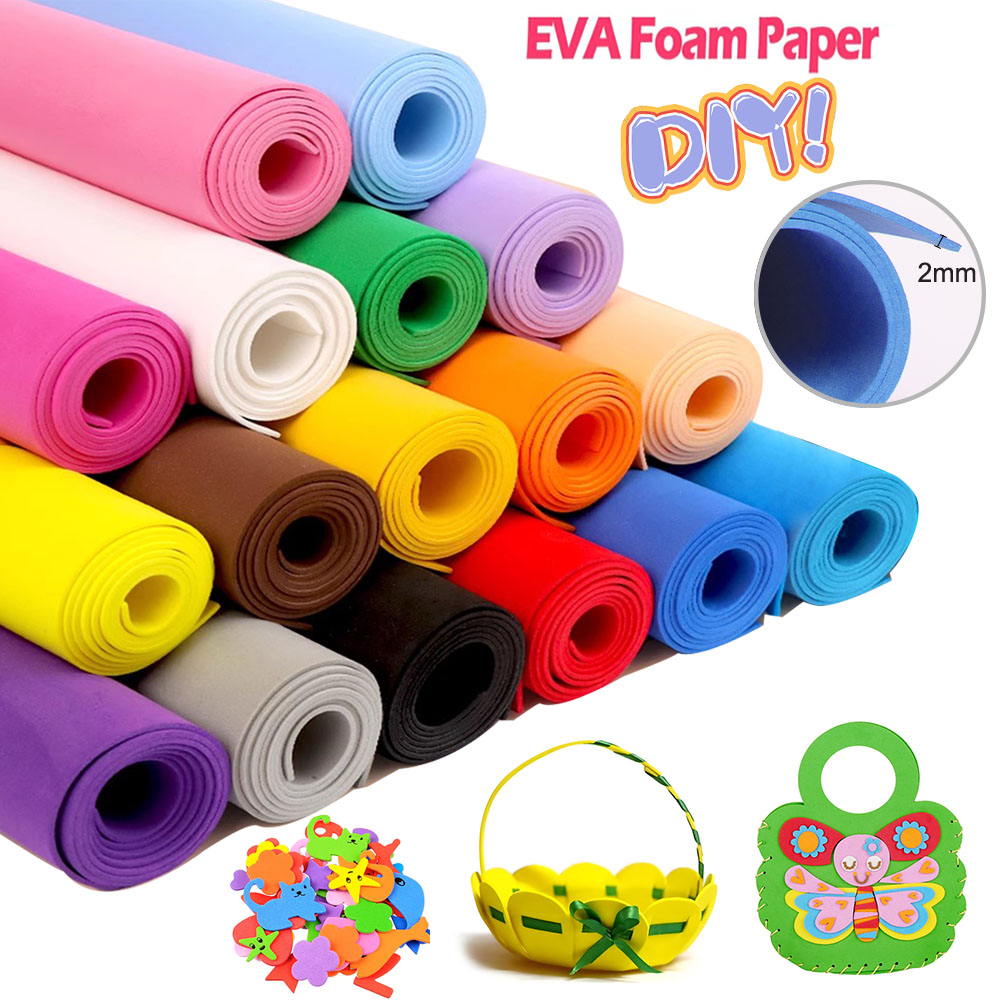 Thick 2mm Colorful EVA Foam Sh - Cosplay Props Eva Foam recension och pris