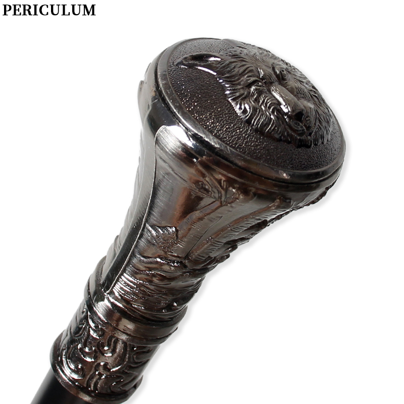 Antique Silver Wolf Head Carve - Detachable Cosplay Prop recension och pris