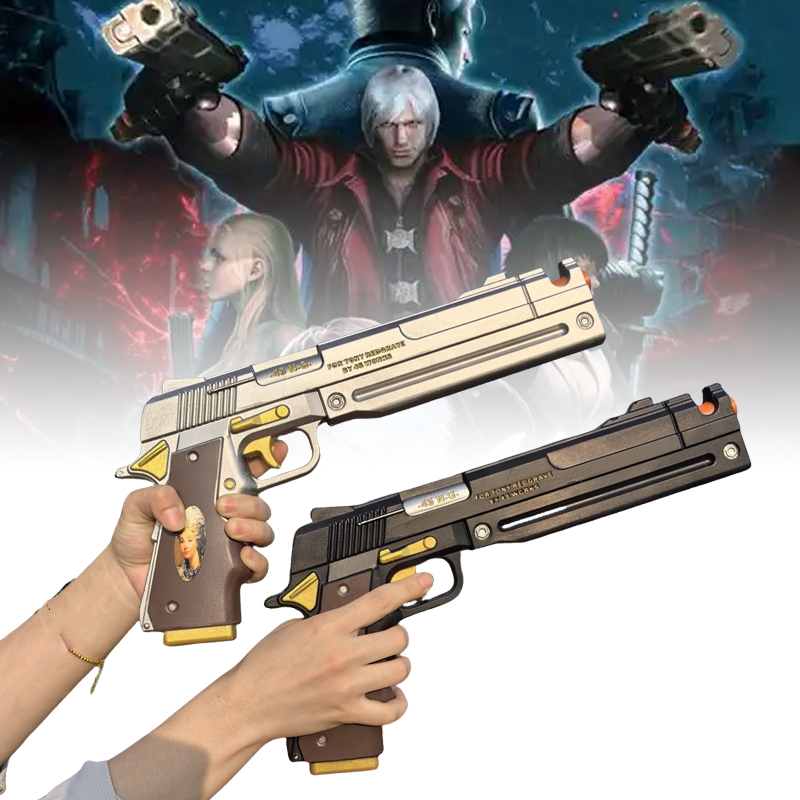 PU Dante Pistol Gun Ebony Ivor - Cosplay Prop Pistol recension och pris