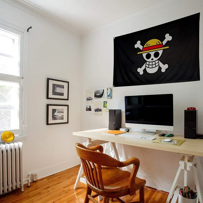 One Piece 90x150cm Pirate Skul - Cosplay Prop Painting recension och pris